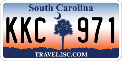 SC license plate KKC971
