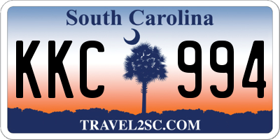 SC license plate KKC994