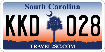 SC license plate KKD028