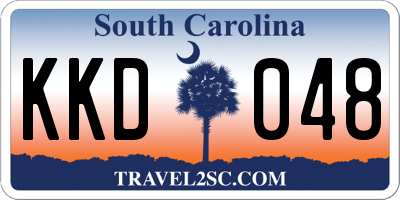 SC license plate KKD048