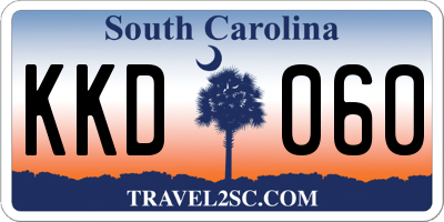 SC license plate KKD060