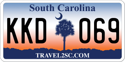 SC license plate KKD069