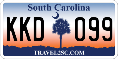 SC license plate KKD099