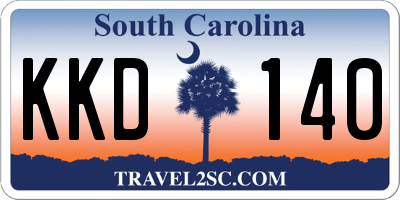 SC license plate KKD140