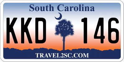 SC license plate KKD146