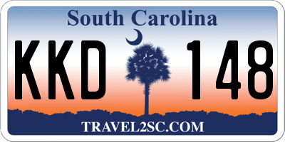 SC license plate KKD148