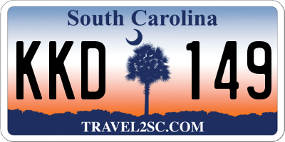 SC license plate KKD149