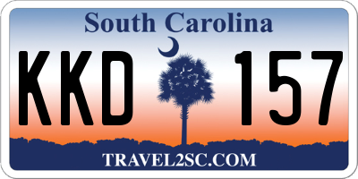 SC license plate KKD157
