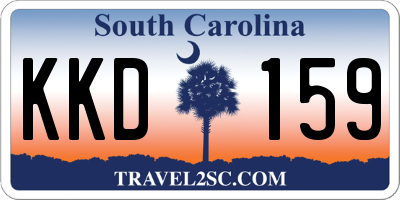 SC license plate KKD159