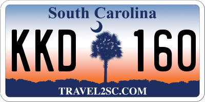 SC license plate KKD160