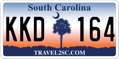 SC license plate KKD164