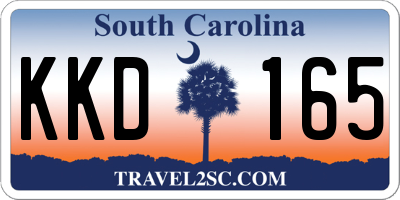 SC license plate KKD165