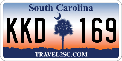 SC license plate KKD169