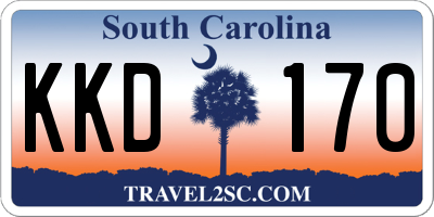 SC license plate KKD170