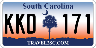 SC license plate KKD171