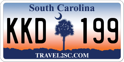 SC license plate KKD199