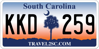 SC license plate KKD259