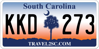 SC license plate KKD273