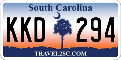 SC license plate KKD294