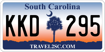 SC license plate KKD295