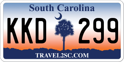 SC license plate KKD299