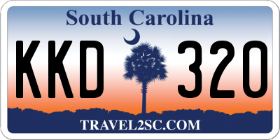 SC license plate KKD320