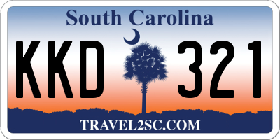 SC license plate KKD321