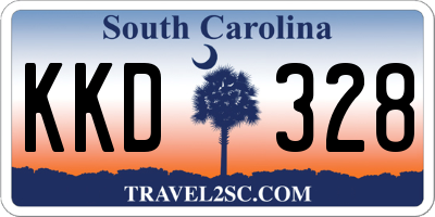 SC license plate KKD328