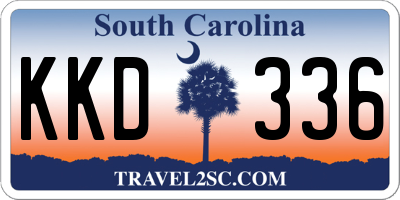 SC license plate KKD336