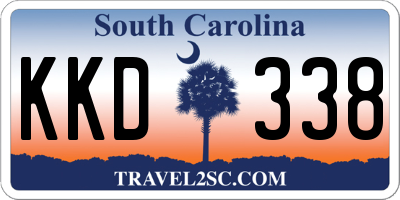 SC license plate KKD338