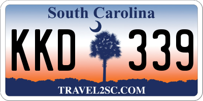 SC license plate KKD339