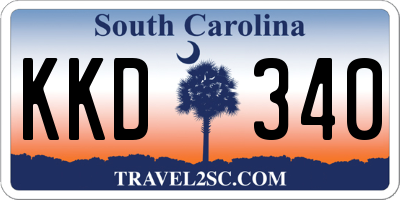 SC license plate KKD340