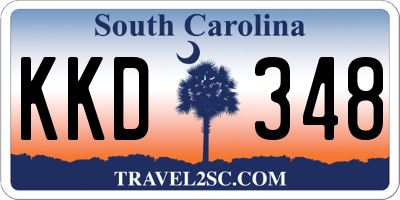 SC license plate KKD348