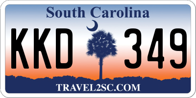 SC license plate KKD349