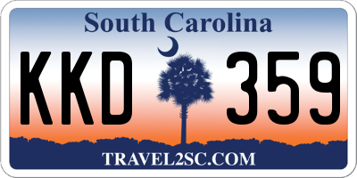 SC license plate KKD359
