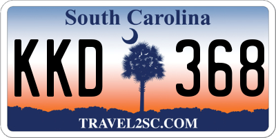 SC license plate KKD368