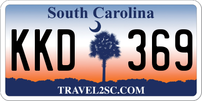 SC license plate KKD369