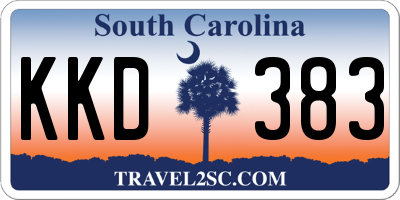 SC license plate KKD383