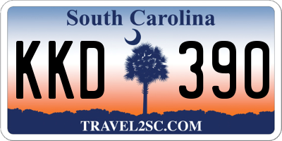 SC license plate KKD390