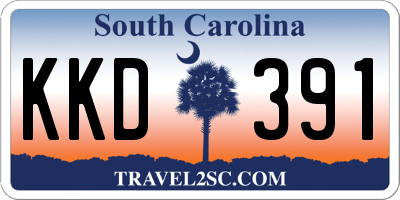 SC license plate KKD391