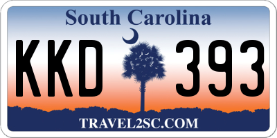 SC license plate KKD393