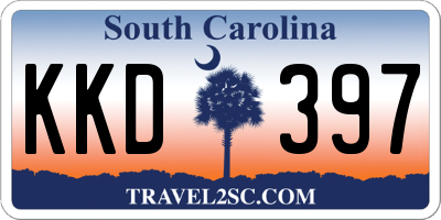 SC license plate KKD397