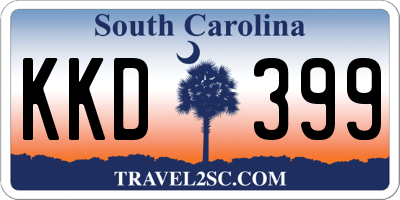 SC license plate KKD399