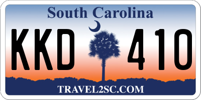 SC license plate KKD410