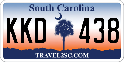 SC license plate KKD438