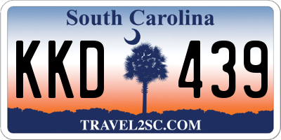 SC license plate KKD439