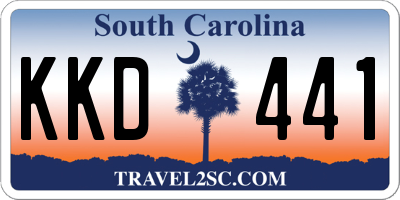 SC license plate KKD441