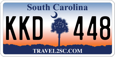 SC license plate KKD448