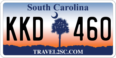 SC license plate KKD460