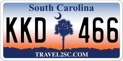 SC license plate KKD466